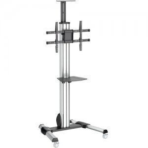 StarTech.com STNDMTV70 TV Cart - For 32" to 70" TVs - One-Touch Height Adjustment