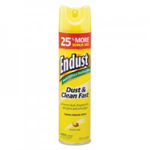 Diversey DVOCB508171 Endust Multi-Surface Dusting and Cleaning Spray, Lemon Zest, 12.5 oz Aerosol Spray, 6/Carton