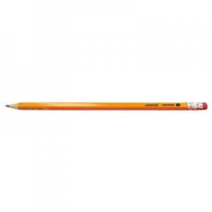 Universal UNV55402 #2 Pre-Sharpened Woodcase Pencil, HB (#2), Black Lead, Yellow Barrel, 72/Pack