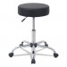 Alera ALEUS4716 Height Adjustable Lab Stool, 24.38" Seat Height, Supports up to 275 lbs., Black Seat/Black Back, Chrome