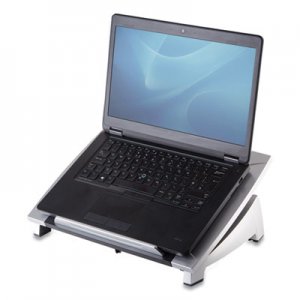 Fellowes FEL8032001 Office Suites Laptop Riser, 15.13" x 11.38" x 4.5" to 6.5", Black/Silver, Supports