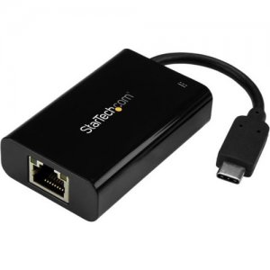 StarTech.com US1GC30PD USB-C to Gigabit Network Adapter with PD Charging