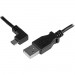 StarTech.com USBAUB50CMLA Micro-USB Charge-and-Sync Cable M/M - Left-Angle Micro-USB - 24 AWG - 0.5 m