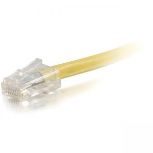 C2G 00562 20 ft Cat5e Non Booted UTP Unshielded Network Patch Cable - Yellow