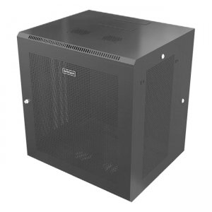 StarTech.com RK12WALHM 12U Wall-Mount Server Rack Cabinet - Up to 17 in. Deep - Hinged Enclosure