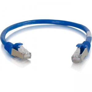 C2G 00980 6in Cat6 Snagless Shielded (STP) Network Patch Cable - Blue