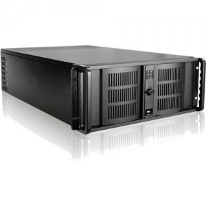 iStarUSA D-407L-55R8P 4U High Performance Rackmount Chassis with 550W Redundant Power Supply