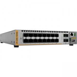 Allied Telesis AT-X550-18XSQ-10 16-Port 1g/10g Sfp+ Stackable Switch with 2 QSFP Ports