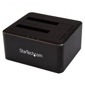 StarTech.com SDOCK2U33V Dual-Bay SATA HDD Docking Station for 2 x 2.5/3.5" SATA SSDs/HDDs - USB