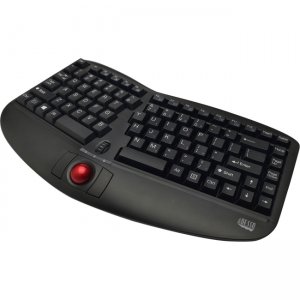 Adesso WKB-3150UB Tru-Form Media 3150 - 2.4 GHz Wireless Ergo Trackball Keyboard