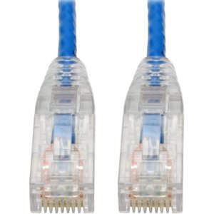 Tripp Lite N201-S6N-BL Cat6 Gigabit Snagless Molded Slim UTP Patch Cable (RJ45 M/M), Blue, 6 in