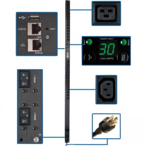 Tripp Lite PDUMNV30HVLX 5/5.8kW Single-Phase Monitored PDU