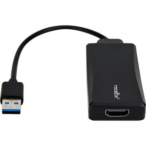 Rocstor Y10A177-B1 Premium Slim USB 3.0 to HDMI M/F Video Graphics Adapter -1920x1200 1080p