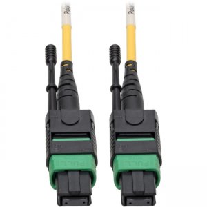 Tripp Lite N390-01M-12-AP MTP/MPO Singlemode Patch Cable (F/F), Yellow, 1 m