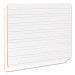 Universal UNV43911 Lap/Learning Dry-Erase Board, Lined, 11 3/4" x 8 3/4", White, 6/Pack