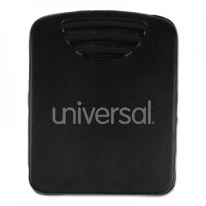 Universal UNV21270 Fabric Panel Wall Clips, 25 Sheets, Black, 20/Pack