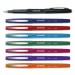 Universal UNV50504 Deluxe Porous Tip Stick Pen, Assorted Ink, Medium, 8 per Pack