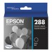 Epson EPST288120S 288 DURABrite Ultra Inks, Standard-Yield, Black