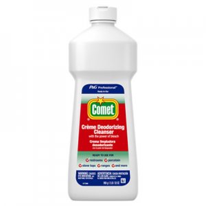 Comet PGC73163 Creme Deodorizing Cleanser, 32 oz Bottle, 10/Carton