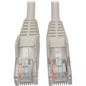 Tripp Lite N001-006-WH Cat5e 350 MHz Snagless Molded UTP Patch Cable (RJ45 M/M), White, 6 ft