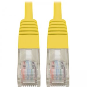 Tripp Lite N002-002-YW Cat5e 350 MHz Molded UTP Patch Cable (RJ45 M/M), Yellow, 2 ft