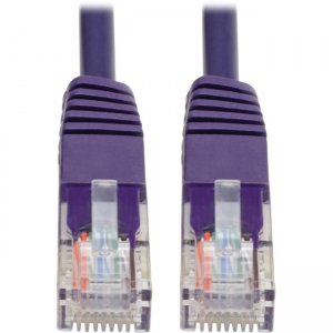 Tripp Lite N002-006-PU Cat5e 350 MHz Molded UTP Patch Cable (RJ45 M/M), Purple, 6 ft