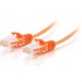 C2G 01176 3ft Cat6 Snagless Unshielded (UTP) Slim Ethernet Network Patch Cable - Orange