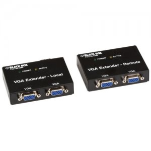 Black Box AC555A-R2 VGA Extender Kit, 2-Port Local, 2-Port Remote