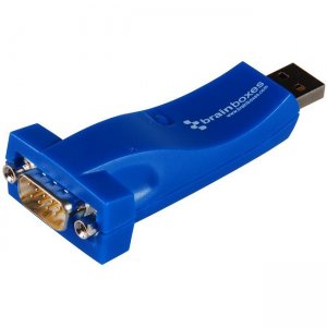 Brainboxes US-101-X100C 1 Port RS232 USB to Serial Adapter