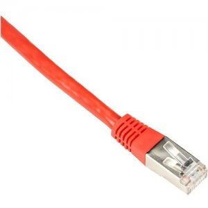 Black Box EVNSL0272RD-0003 Cat6 250-MHz Shielded, Stranded Cable SSTP (PIMF), PVC, Red, 3-ft. (0.9-m)