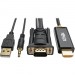 Tripp Lite P116-006-HDMI-A VGA + Audio to HDMI Adapter Cable (M/M), 6 ft