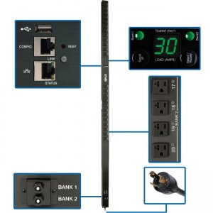 Tripp Lite PDUMV30NETLX 2.9kW Single-Phase Switched PDU