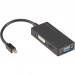 SIIG LB-CD0014-S1 Mini DisplayPort to 4K HDMI/DVI/VGA 3-in-1 Adapter