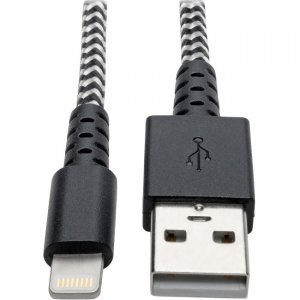 Tripp Lite M100-003-HD Heavy-Duty USB Sync/Charge Cable with Lightning Connector, 3 ft. (0.9 m)