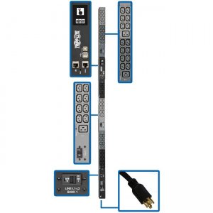 Tripp Lite PDU3EVN6L1530B 48-Outlet PDU