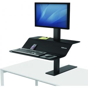 Fellowes 8080101 Lotus VE Sit-Stand Workstation - Single