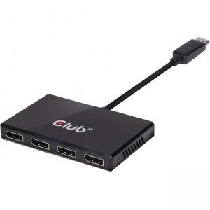 Club 3D CSV-6400 Multi Stream Transport (MST) Hub DisplayPort 1.2 Quad Monitor USB Powered