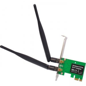 SIIG CN-WR0811-S2 DP Wireless-N PCI Express Wi-Fi Adapter Dual Antenna 2.4GHz