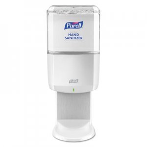 PURELL GOJ642001 ES6 Touch Free Hand Sanitizer Dispenser, Plastic, 1200 mL, White