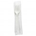 Boardwalk BWKSPRKMWPPWIW Mediumweight Wrapped Polypropylene Cutlery, Spork, White, 1000/Carton