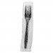 Boardwalk BWKFORKHWPPBIW Heavyweight Wrapped Polypropylene Cutlery, Fork, Black, 1000/Carton