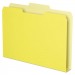 Pendaflex PFX54456 Double Stuff File Folders, 1/3-Cut Tabs, Letter Size, Yellow, 50/Pack