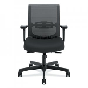 HON HONCMY1AACCF10 Convergence Mid-Back Task Chair with Syncho-Tilt Control/Seat Slide, Supports up to 275 lbs, Black Seat