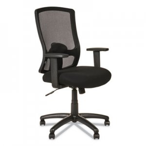 Alera ALEET4117B Etros Series High-Back Swivel/Tilt Chair, Black
