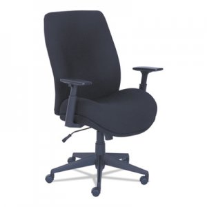 La-Z-Boy LZB48825 Baldwyn Series Mid Back Task Chair, Supports up to 275 lbs., Black Seat/Black Back, Black