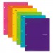 Five Star MEA38056 Four-Pocket Portfolio, 8 1/2 x 11, Assorted Colors, Trend Design, 4/Pack