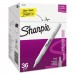 Sharpie SAN2003899 Metallic Fine Point Permanent Markers, Bullet Tip, Silver, 36/Pack