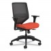 HON HONSVM1ALC46TK Solve Series Mesh Back Task Chair, Supports up to 300 lbs., Bittersweet Seat, Black Back, Black Base