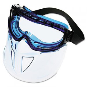 KleenGuard KCC18629 V90 Series Face Shield, Blue Frame, Clear Lens