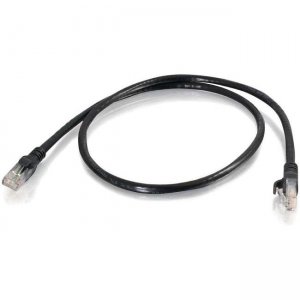 C2G 10290 1 ft Cat6 Snagless UTP Unshielded Network Patch Cable (TAA) - Black